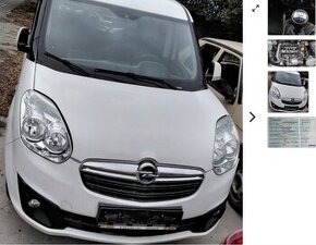 OPEL COMBO 1.6 CDTI 2015 predám PREVODOVKU,  DVERE, Motor