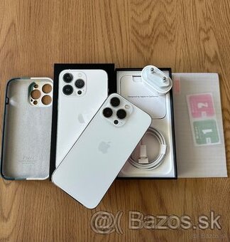 iPhone 13 Pro 256 gb Silver - komplet príslušenstvo, zaruka