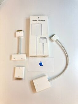  Originál Apple 30-pin redukcie / adaptéry na HDMI , VGA... - 1