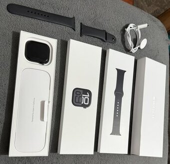 Predám Apple Watch 10 46mm Jet Black Cellular Stav nových