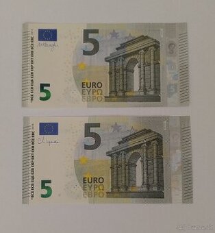 Duo 5 euro bankoviek 2013 UNC - 1