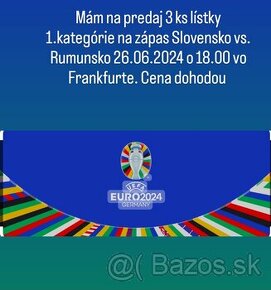 Euro 2024 Slovensko vs. Rumunsko