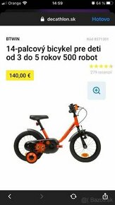 Detský bicykel Top stav