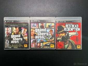 Predám Originál PS3 Hry (RockStar)