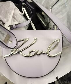 Karl Lagerfeld k/ signature saddle small bag