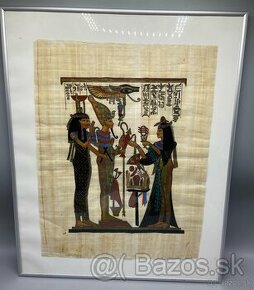 Papyrus s egyptským motívom