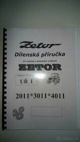 Zetor 2011,3011,4011 dielenská príručka - 1