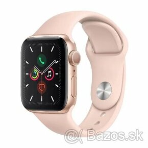 Predám Apple Watch Series 5 40mm Gold, Pink Sand Sport Band - 1