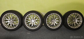 Alu.Platin 5x112 R19+pneu Goodyear 245/45r19 zimné - 1