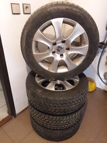 Alu disky 5x120r16+zimne pneu 195/60 bmw, mini cuper