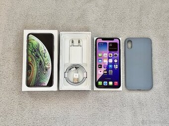 iPhone XS 256GB, NOVÁ BATERKA, TOP STAV