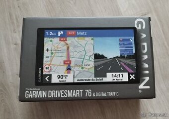 Predám 6.95" navigáciu GARMIN DRIVE SMART 76 s mapou 2025. - 1