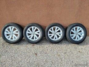 Predám kolesá Volkswagen 5x112 R16+zimné pneumatiky - 1