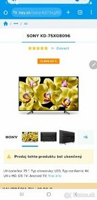 SONY BRAVIA KD-75xg8096