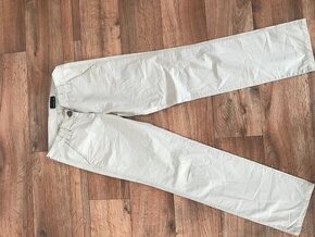 CALVIN KLEIN originál smotanove damske nohavice w27/L32