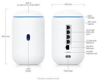 UniFi Dream Router 7 NOVINKA NOVÝ nerozbalený 24 mes. záruka