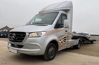 Mercedes-Benz Sprinter mini ťahač návesu s návesom - súprava