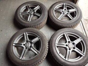 SADA ALU DISKOV 5X112 PNEU.205/55R16 SKODA VW