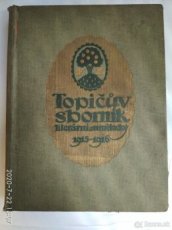 Topičův sborník 1913-16 včetně pohlednicových reprodukcí