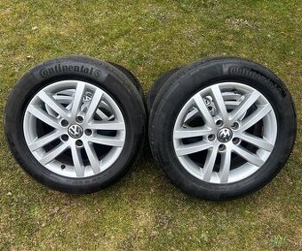 5x112 r16 original VW spolu s letnymi pneumatikami