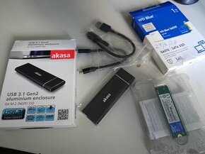 Externy WD Blue 1TB USB C/ A - zaruka 04/ 2028 - Nový