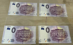0 eurové bankovky 4e/kus