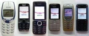 NOKIA 3330 - E52 - C2 01Čierna - C2 01Zlatá - 6100 - 5310XP