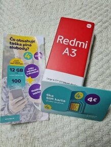 Xiaomi Redmi A3 + paušál na 2 roky zaplatený 