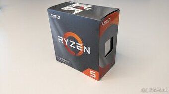 AMD Ryzen 5 3600 s balením a nepoužitým chladičom AMD