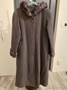 Dámsky dlhý kabát, kašmírový, kvalitný - 1