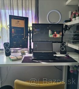 Komplet herny stolovy pocitac - amd pc, monitory, rtx, ssd