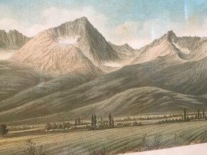 Pohľady na Tatry z roku okolo 1850 - 1900 - 1