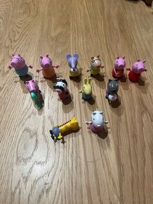 Figúrky pepa pig,poli pocket,a postavičky pop