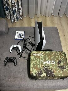 PS5 + 2 ovládače + hry v konzole