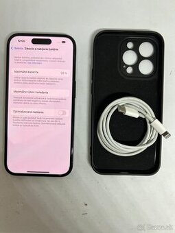 IPHONE 14 PRO SPACE BLACK 256GB ZÁRUKA - VEĽMI PEKNÝ STAV