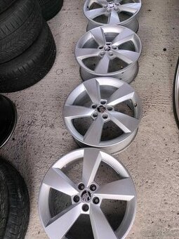 4ks alu disky orig. Škoda 5x100 R17