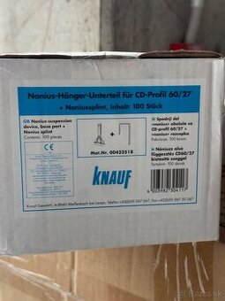 Knauf Nonius-Hänger-Unterteil für CD-Profile 60/27