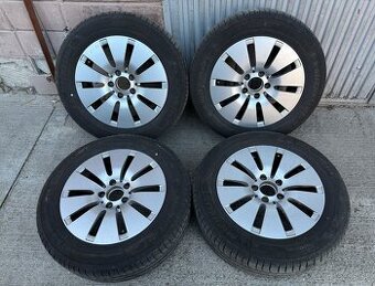 16" Elektrony 5x112 s letnymi pneu 205/60 R16 - 1