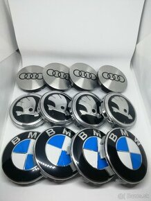 Nove BMW, VW, Audi a Škoda loga na kapotu a kolesa