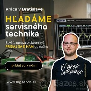 Hľadáme servisného technika/opravára elektroniky