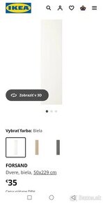 DOPYT _dvere FORSAND ikea pax