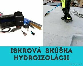 Iskrová skúška pre kontrolu hydroizolácie plochých striech