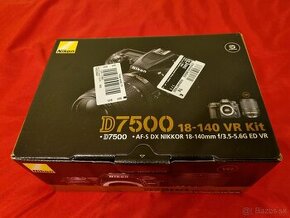 Nikon d7500  s objektívom 18-140 VR nový