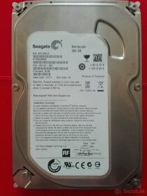 Predám 3,5" hdd 250 GB SATA