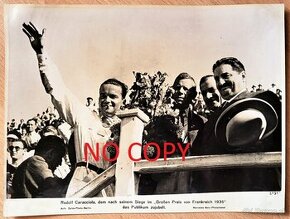 Rudolf Caracciola Mercedes GP Francie 1935 originální foto