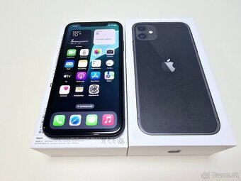 Apple iPhone 11 64GB Black ,Nová Batéria 100% TOP STAV - 1