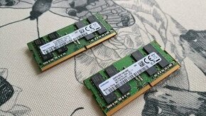 32GB (2x16GB) DDR4 SODIMM 2666MHz  Samsung