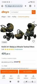 Baby lux magnetico tactical moro