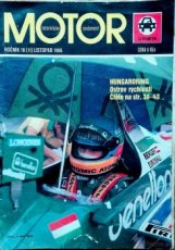 Časopis MOTOR Motoristická současnost LISTOPAD/1986 ročník 1