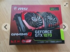 Predám GPU MSI GTX 1070 8GB